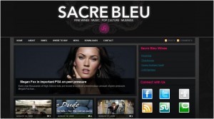 Sacrebleu Sacre Bleu Wine Home page